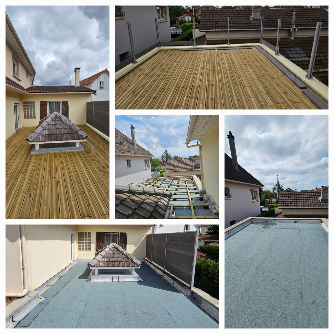 Terrasse bois sur plots