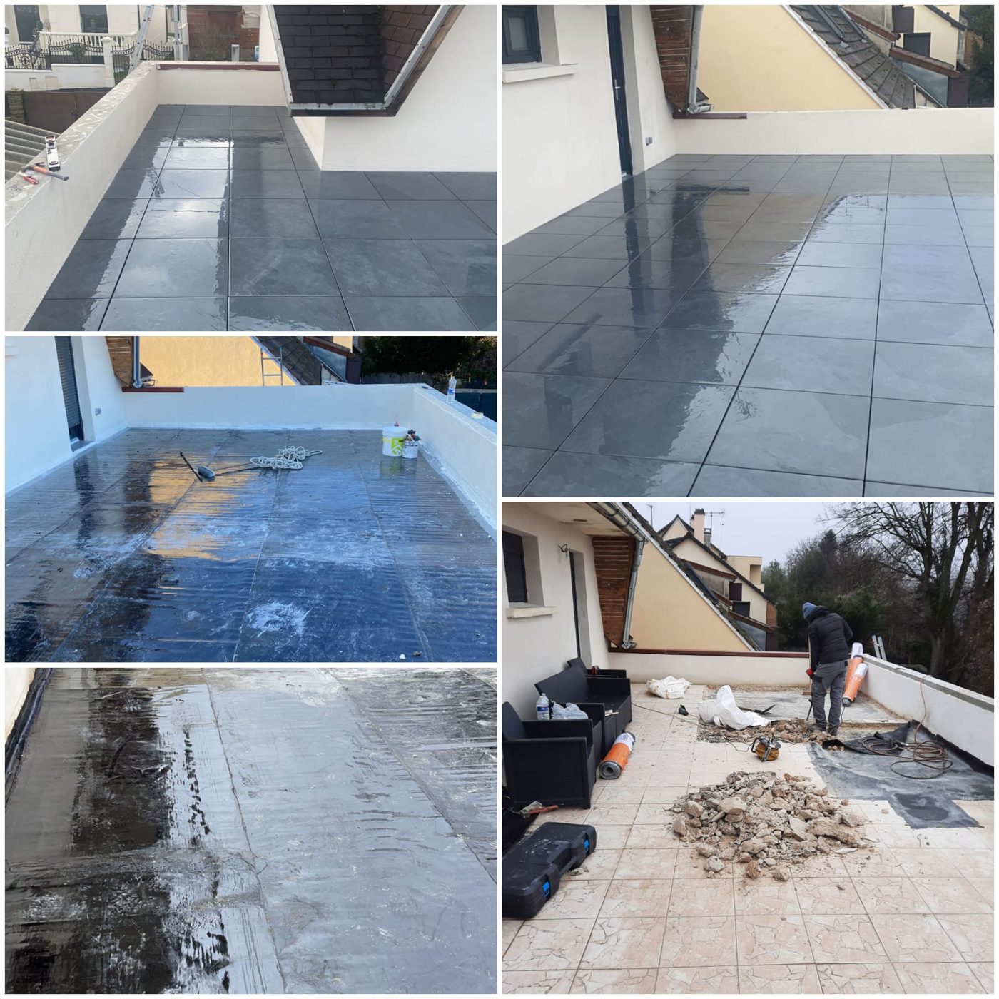 Étanchéité sous carrelage